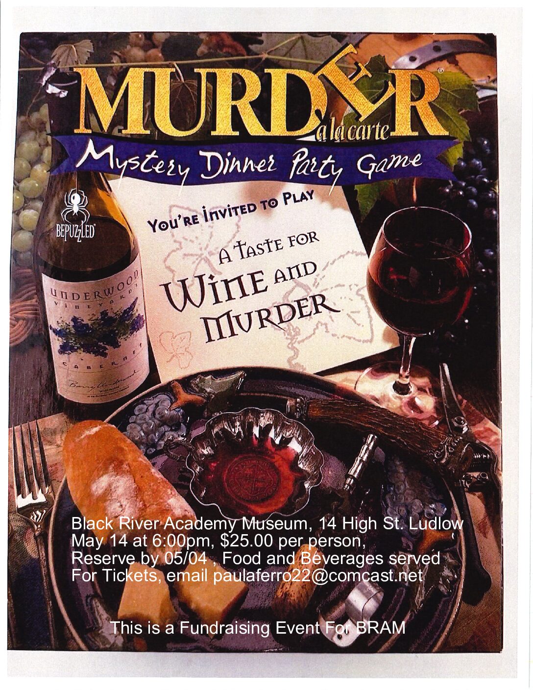 Murder Mystery Game Night – Thursday May 14